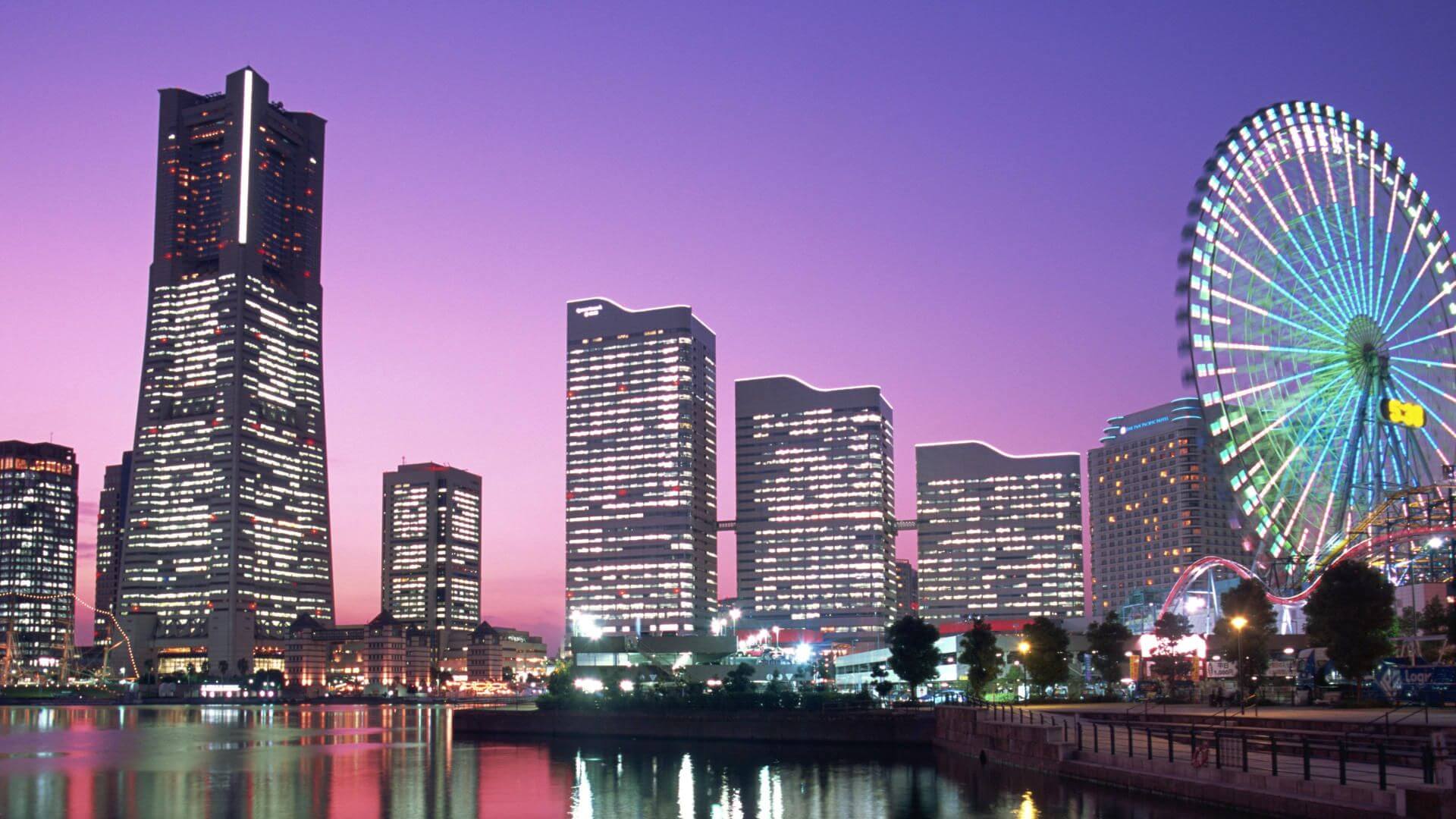 Япония Йокогама мегаполис без смс